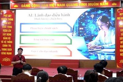 Xã Mỹ Đức tạo nền nếp làm việc trên môi trường số