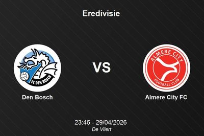 Nhận định Den Bosch vs Almere City FC - Eredivisie