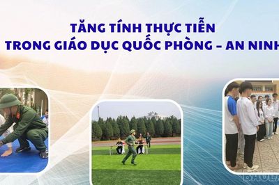 Tăng tính thực tiễn trong giáo dục quốc phòng - an ninh