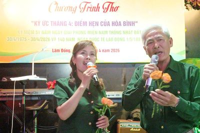Giao lưu thơ, nhạc 'Ký ức tháng 4: Điểm hẹn của hòa bình'