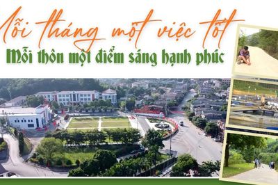Mỗi tháng một việc tốt - mỗi thôn một điểm sáng hạnh phúc