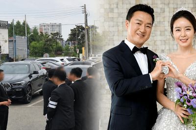 Vợ diễn viên phim 'Shiri' gục ngã bên linh cữu chồng, ôm con gái khóc nghẹn