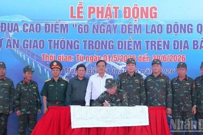 Cà Mau sôi nổi hoạt động thi đua tăng tốc các công trình trọng điểm quốc gia
