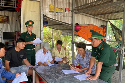 'Lá chắn thép' bên dòng sông Cái Cỏ