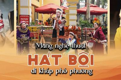 Mang nghệ thuật Hát Bội đi khắp phố phường