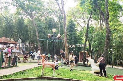 Khu du lịch Rừng Vàng hút khách dịp nghỉ lễ 30/4 - 1/5