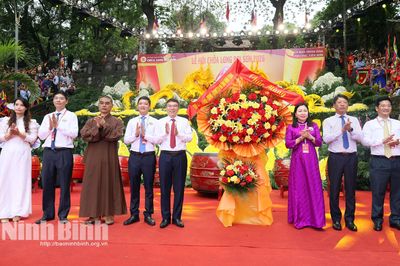 Khai mạc Lễ hội Chùa Long Đọi Sơn năm 2026