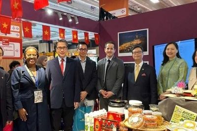 Đại sứ Việt Nam tại Pháp Trịnh Đức Hải dự lễ khai trương 'Không gian Việt Nam'