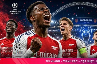 Arsenal vào chung kết Champions League sau 20 năm