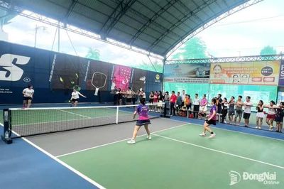 Gần 140 vận động viên tranh tài Giải pickleball Đại hội Thể dục thể thao thành phố Đồng Nai lần thứ I