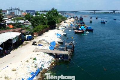 Hiện trạng bờ kè An Lương ven sông Thu Bồn trước ngày thi công dự án chống sạt lở