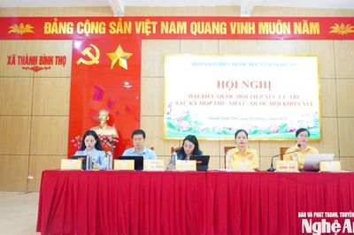 Cử tri xã Thành Bình Thọ phản ánh với đại biểu Quốc hội nhiều vấn đề dân sinh bức thiết