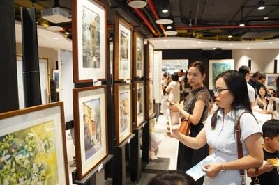 Trải nghiệm nghệ thuật cùng 'Hơi thở màu nước'