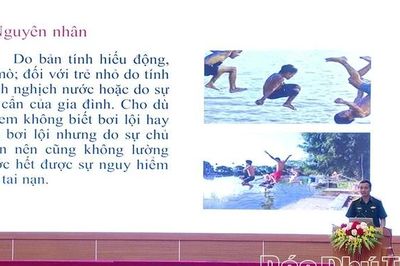 Tập huấn, tuyên truyền phòng, chống đuối nước cho trẻ em năm 2026