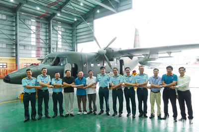 Phấn đấu hoàn thành xuất sắc nhiệm vụ bảo dưỡng máy bay NC-212i