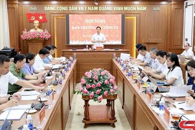 Ban Thường vụ Tỉnh ủy họp quyết định một số nội dung theo thẩm quyền