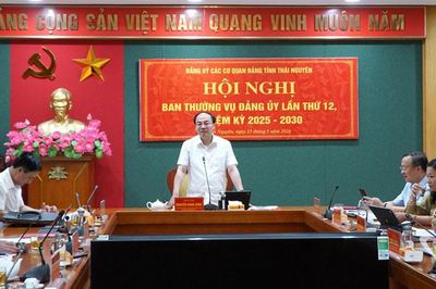 Đảng ủy các cơ quan Đảng tỉnh Thái Nguyên: Thảo luận, thống nhất nhiều nội dung
