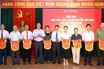 Hương An tổ chức Hội thi Báo cáo viên, Tuyên truyền viên giỏi