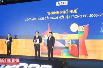 Thành phố Huế nằm trong Top 3 địa phương có thành tích cải cách PCI nổi bật giai đoạn 2005 - 2025