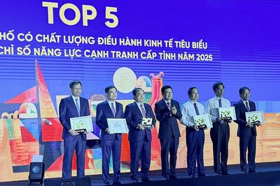 Phú Thọ lọt Top 5 địa phương có chất lượng điều hành kinh tế xuất sắc nhất