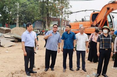 Hoàn thành GPMB, bảo đảm tiến độ dự án hồ điều hòa Phú Đô