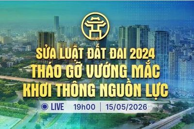 [TRỰC TIẾP] Chương trình thời sự ngày 15-5: Sửa Luật Đất đai 2024: Tháo gỡ vướng mắc, khơi thông nguồn lực
