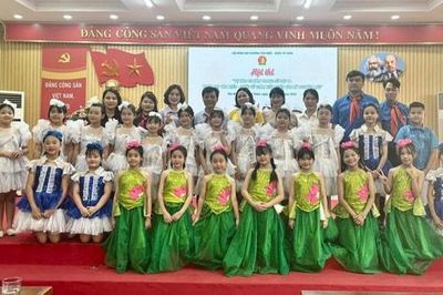 Thiếu nhi phường Văn Miếu - Quốc Tử Giám sôi nổi nhiều hoạt động nhân thành lập Đội