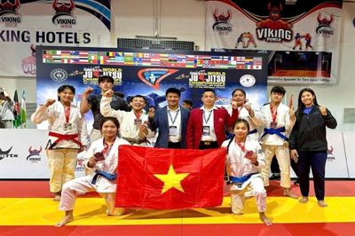 Jujitsu Việt Nam giành 6 HCV thế giới