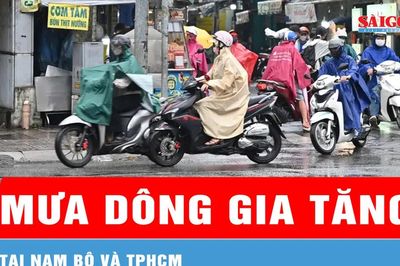 Miền Nam sắp vào đợt mưa dông