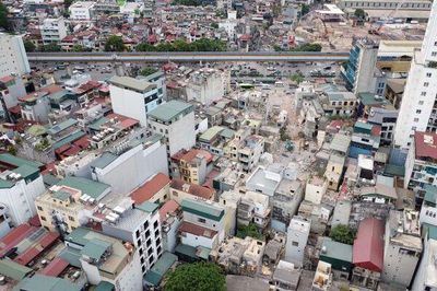 Hình ảnh giải phóng mặt bằng Vành đai 2,5 qua Thanh Xuân