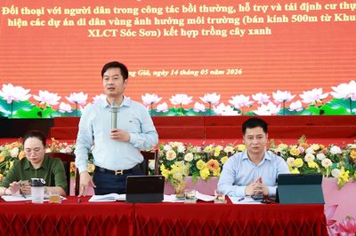 Xã Trung Giã đối thoại với người dân về chính sách GPMB