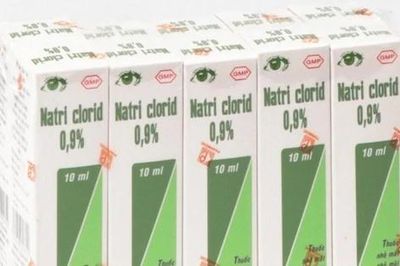 Bộ Y tế thu hồi toàn quốc lô thuốc nhỏ mắt Natri clorid 0,9% của Công ty Pharmedic