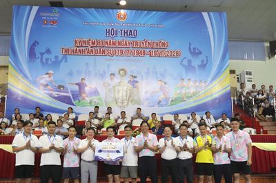 TP. Hồ Chí Minh: Bế mạc Hội thao chào mừng kỷ niệm 80 năm Ngày truyền thống Thi hành án dân sự