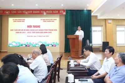 Góp ý điều chỉnh quy hoạch vì mục tiêu xây dựng tỉnh Thanh Hóa giàu đẹp, văn minh