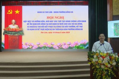 Nỗ lực hỗ trợ người dân hoàn tất thủ tục tái định cư