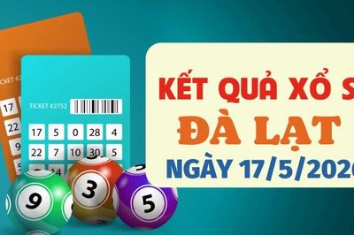Trực tiếp kết quả xổ số Đà Lạt hôm nay 17/5/2026 - XSDL 17/5