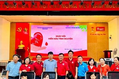 Phường Yên Hòa lan tỏa nghĩa cử cao đẹp trong Ngày hội hiến máu tình nguyện năm 2026