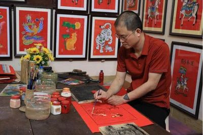 'Sắc Họa Kim Hoàng' góp phần lan tỏa giá trị tranh dân gian Việt