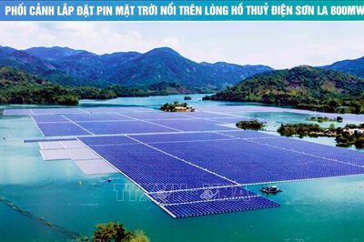 Động thổ dự án điện mặt trời nổi lòng hồ thủy điện Sơn La