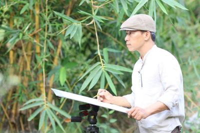 Vũ Thành Tâm kể tình quê bằng tranh màu nước