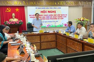 Vĩnh Long sơ kết 1 năm thực hiện chính quyền địa phương 2 cấp