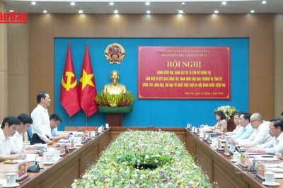 [Video] Đoàn kiểm tra, giám sát số 15 của Bộ Chính trị làm việc với tỉnh Phú Thọ