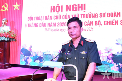 Sư đoàn 312 (Quân đoàn 12) thực hiện có hiệu quả đối thoại dân chủ