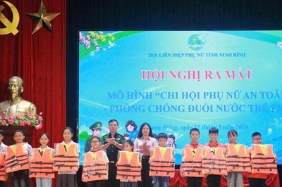Hiệu quả mô hình tổ, hội phụ nữ tham gia phòng chống đuối nước trẻ em