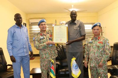 Chính phủ Nam Sudan gửi thư biểu dương Lực lượng Công binh Việt Nam