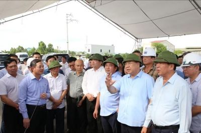 Đẩy nhanh tiến độ tuyến đường Vành đai 4 để sớm kết nối sân bay Gia Bình