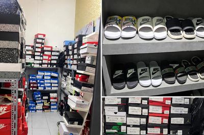 Thu giữ 1.412 đôi giày, dép nghi giả mạo nhãn hiệu Nike, Adidas, NB