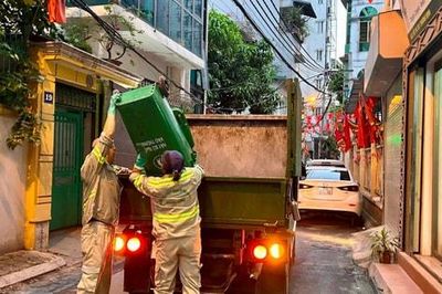 Phường Hoàng Mai giải bài toán 'chân rác' tự phát tại các tuyến ngõ phố