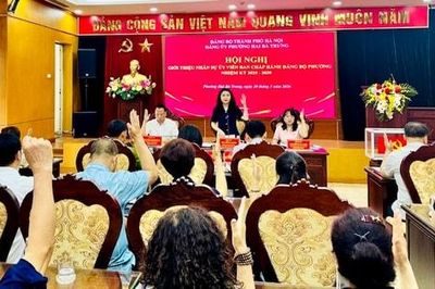 Đảng ủy phường Hai Bà Trưng tổ chức các hội nghị giới thiệu, kiện toàn nhân sự