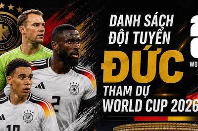 Danh sách đội tuyển Đức tham dự World Cup 2026